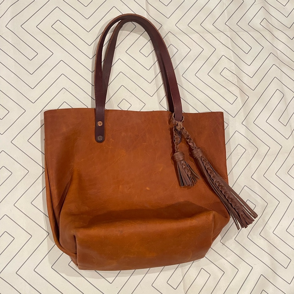 KMM & Co. Leather Tote Bag